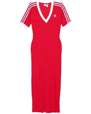 adidas Adicolor Maxi Dress - Red