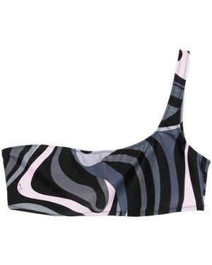 PUCCI Top de bikini con una sola tira - Negro