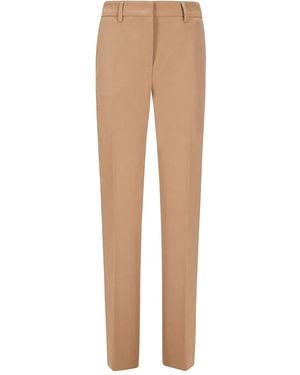 Alberto Biani Dart-Detail Side-Pocket Trousers - Natural
