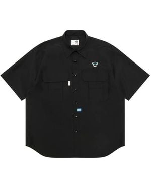 Aape By A Bathing Ape Logo Patch Shirt - Black