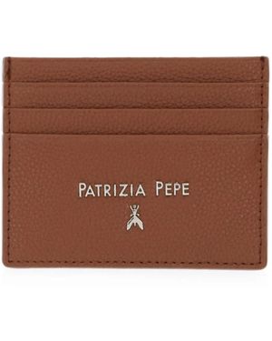 Patrizia Pepe Leather Card Holder - Brown