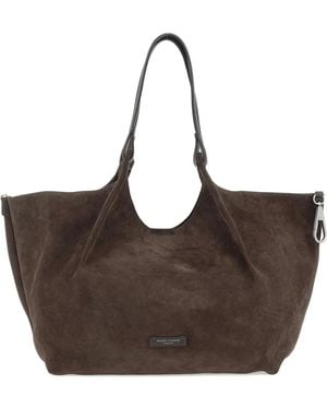 Gianni Chiarini Suede Tote Bag - ブラウン