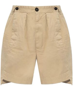 DSquared² Cotton Shorts - Natural