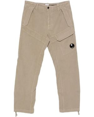 C.P. Company Cargo-Pocket Cotton Trousers - Natural