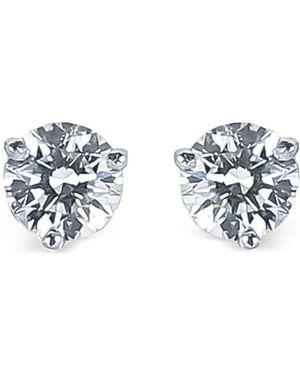 Nimo With Love Solitaire Diamond Earrings - White