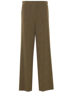 RUE DU BAC Elasticated Straight-Leg Pants - Green