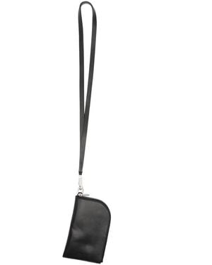 Rick Owens Portafoglio Con Cinturino - Nero