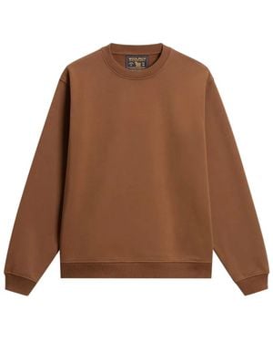 Woolrich Sweat À Logo Imprimé - Brown