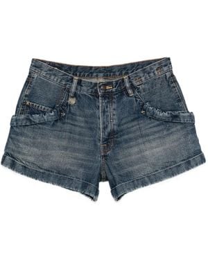 R13 Pantalones Vaqueros Cortos - Azul