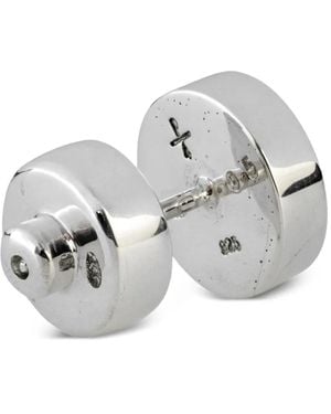 Parts Of 4 Stud Earring - Grey