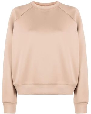 Cynthia Rowley Round-Neck Long-Sleeved Sweatshirt - Natural