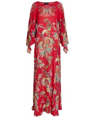Etro Paisley-Print Maxi Dress - Red