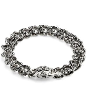 Emanuele Bicocchi Bracciale A Catena Flourish - Metallizzato