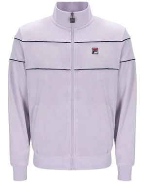 Fila Vittorio Zip-Up Sweatshirt - Purple