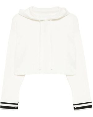 3.1 Phillip Lim Knitted Hoodie - White