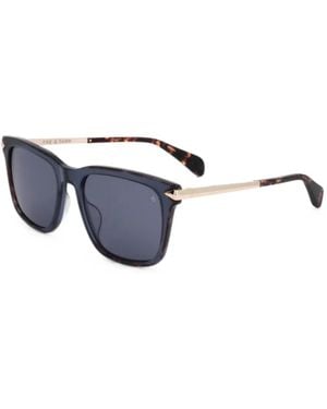 Rag & Bone Square-Frame Sunglasses - Blue