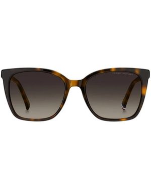 Tommy Hilfiger Lunettes De Soleil À Monture Carrée - Noir