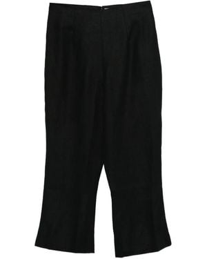 Faithfull the Brand Valeria Linen Trousers - Black