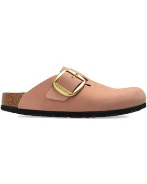 Birkenstock Boston Big Buckle Clogs - Brown