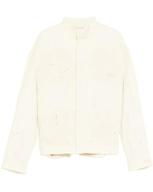 CROQUIS Loose Denim Jacket - White