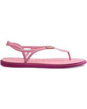 Havaianas Logo Slippers - Pink