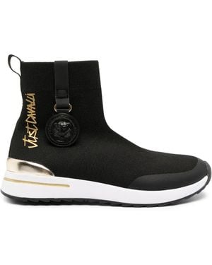 Just Cavalli Sneakers Con Logo - Nero