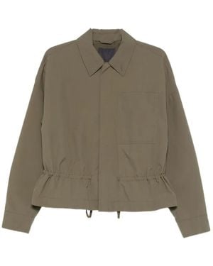 Tibi Veste À Plis Marqués - Green