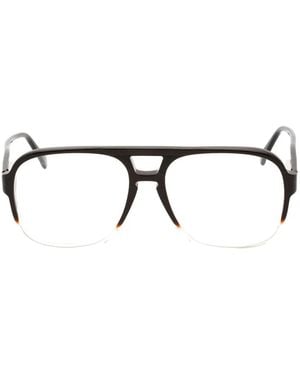 Elasta Gafas Con Montura Estilo Piloto - Marrón