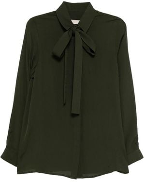 Elie Saab Hemd aus Seide - Grün