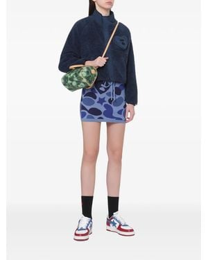 AAPE BY A BATHING AP Heart-Print Tote Bag - Blue