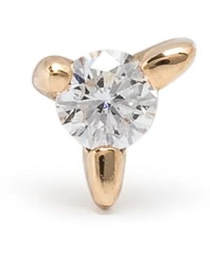 Maria Black 14Kt Fuzzy Glitz Diamond Single Earring - White
