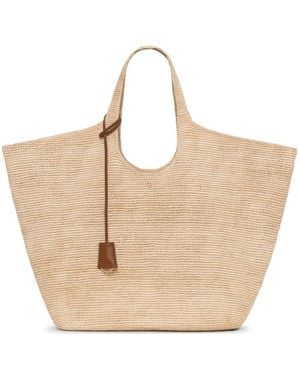 Anine Bing Sac Cabas Lili En Raphia - Natural