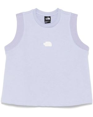 The North Face Terry Cropped-Top - Blau
