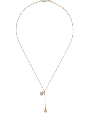 Otiumberg Lariat Pebble Necklace - White