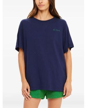 The Upside Sammi T-Shirt Met Borduurwerk - Blauw