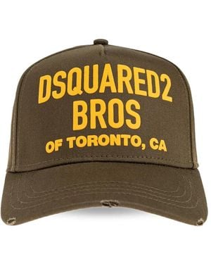 DSquared² Casquette À Logo Imprimé - Métallisé