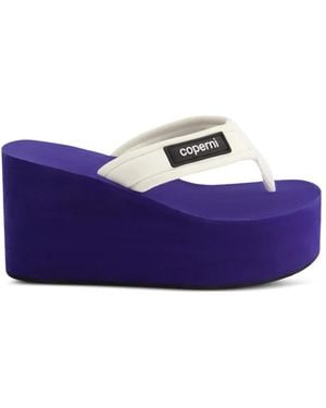 Coperni Wedge-Sandalen Mit Plateau - Lila