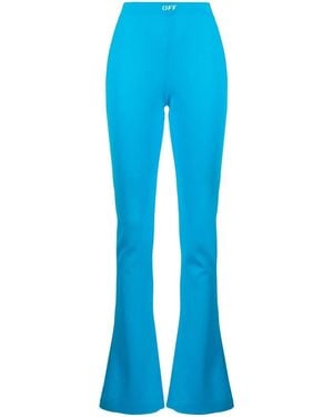 Off-White c/o Virgil Abloh Nylon Blend Fluo Joggers - Blue