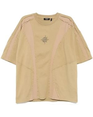 FIVE CM エンブロイダリー Tシャツ - ナチュラル