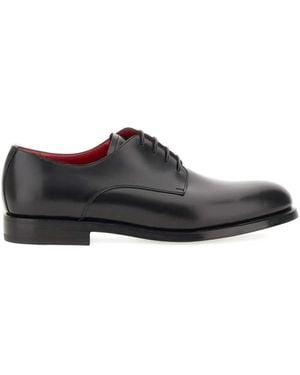 Neil Barrett Leather Lace-Up Shoes - Brown