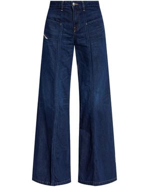 DIESEL Jean D-Akii À Coupe Évasée - Bleu