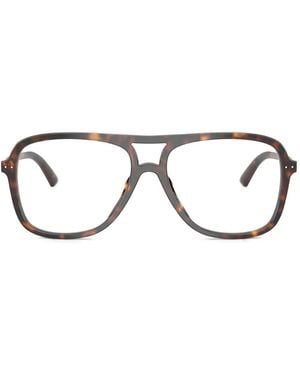 Jimmy Choo Sonnenbrille Mit Brauensteg - Schwarz