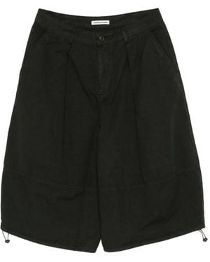 YMC Shorts Mit Bundfalten - Schwarz