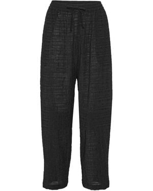 Henrik Vibskov Textured Drawstring Trousers - Black