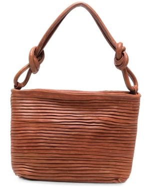 SOMMET Medium Aisha Rows Shoulder Bag - Brown