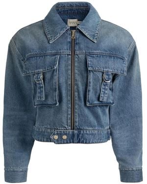 Alice + Olivia Leroy Jeansjacke - Blau