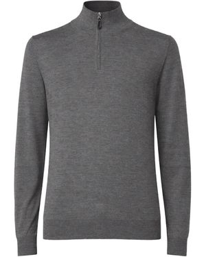 Fedeli Pull En Maille Fine - Gris
