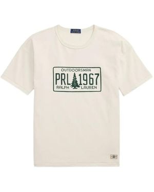 Polo Ralph Lauren Graphic-Print T-Shirt - White