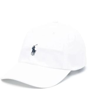 Polo Ralph Lauren Pony-Motif Baseball Cap - White