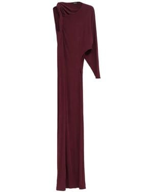 Atlein Twisted Long Dress - Purple